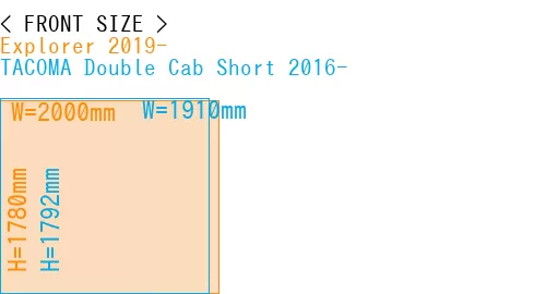 #Explorer 2019- + TACOMA Double Cab Short 2016-